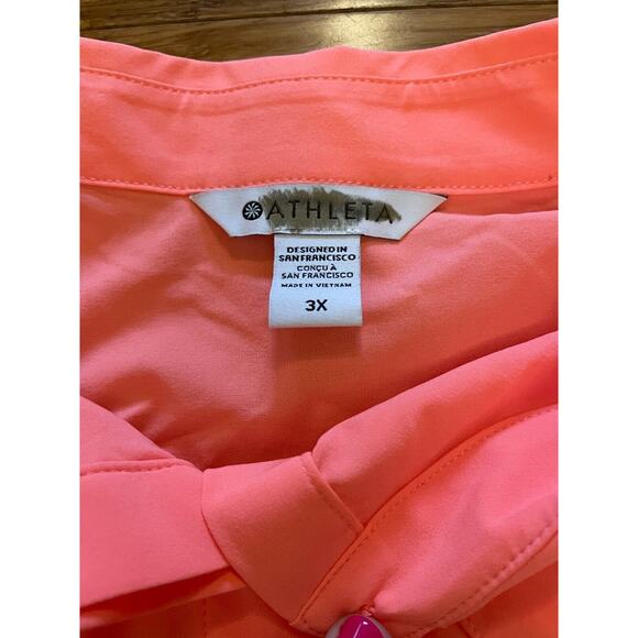 NWT ATHLETA Urbanite Tank Plus 3X | Sunset Glow‎ Orange Top #986335 - Picture 7 of 8